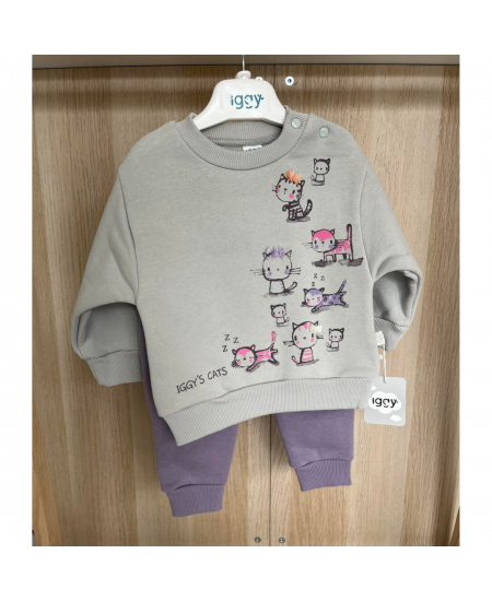 IGGY Σετ Μπλούζα και Παντελόνι 124453 Γκρι