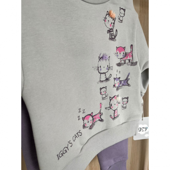 IGGY Σετ Μπλούζα και Παντελόνι 124453 Γκρι