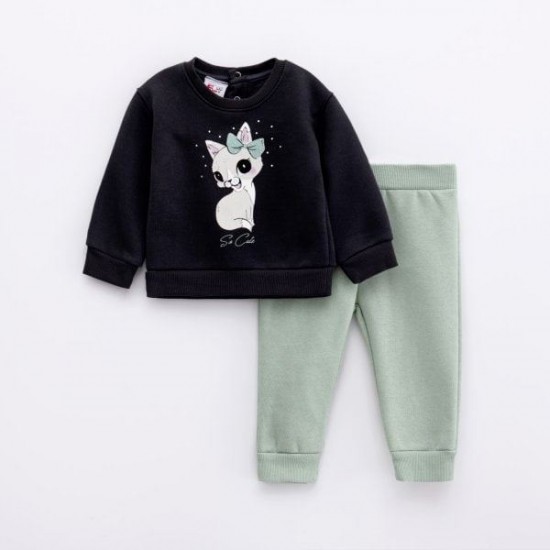 FUNKY Σετ Μπλούζα και Παντελόνι 224-917102 Φυστικί