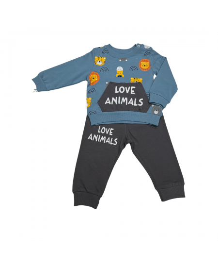 Σετ Μπλούζα και Παντελόνι 06108 Μπλε