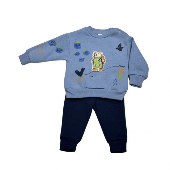 IGGY Σετ Μπλούζα και Παντελόνι 123303 Μπλε