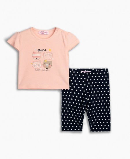 FUNKY Σετ Μπλούζα και Κολάν 125-939103 Ροζ