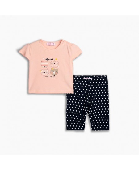 FUNKY Σετ Μπλούζα και Κολάν 125-939103 Ροζ