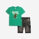 FUNKY Μπλούζα και Βερμούδα Τζιν 125-102103 Πράσινο