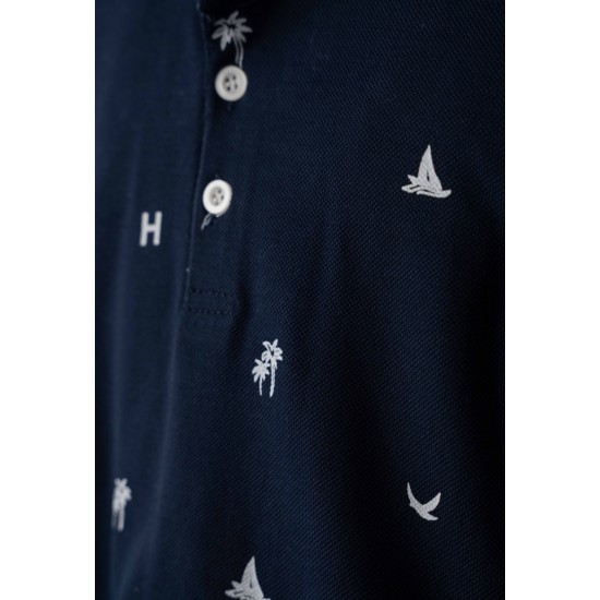 HASHTAG Σετ Μπλούζα και Βερμούδα 254839 Μπλε