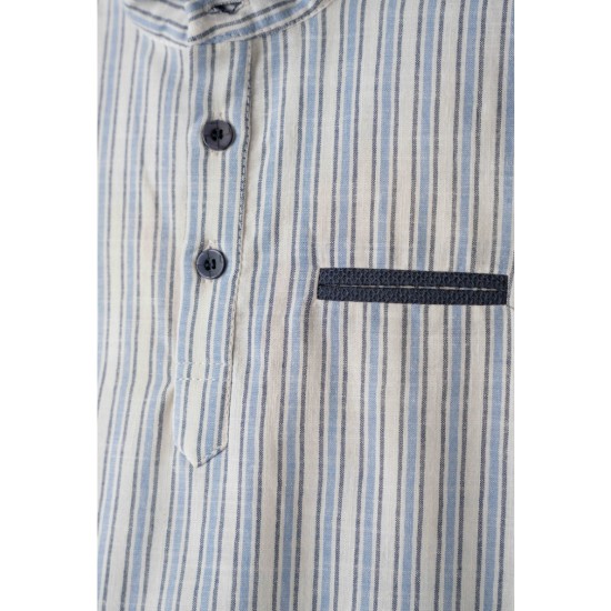 HASHTAG Σετ Πουκάμισο και Βερμούδα 254836 Μπλε