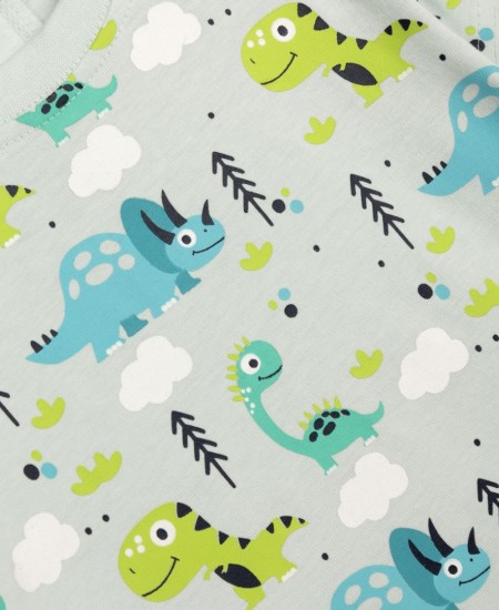 FUNKY Σετ Μπλούζα και Βερμούδα Τζιν 125-802102 Λευκό