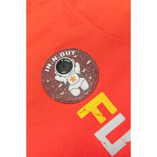 SPRINT Σετ Μπλούζα και Βερμούδα 251-1022 Πορτοκαλί