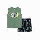 FUNKY Σετ Αμάνικο και Βερμούδα 125-301400 Πράσινο