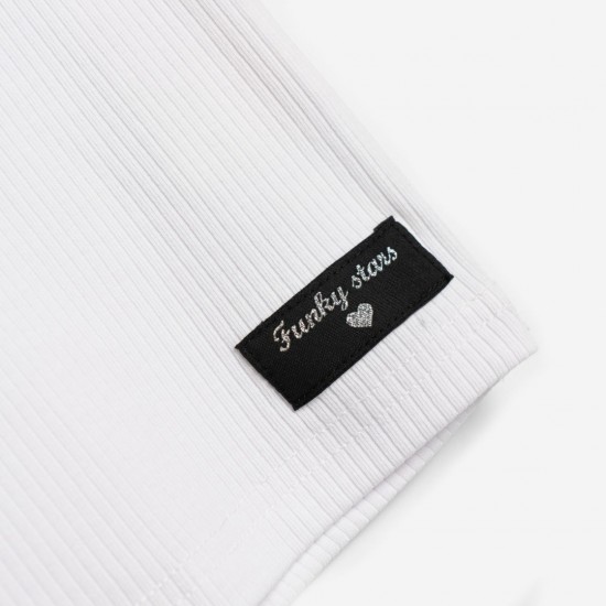 FUNKY Αμάνικο Ριπ 125-505136 Λευκό