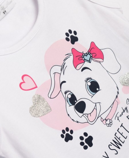 FUNKY Σετ Αμάνικο και Σορτς 125-724114 Λευκό