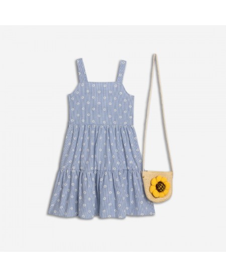 FUNKY Φόρεμα και Τσαντούλα 125-529110 Γαλάζιο