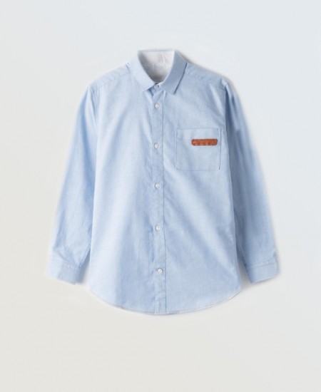 HASHTAG Πουκάμισο 254738 Γαλάζιο