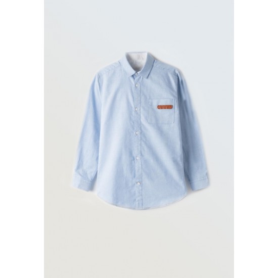HASHTAG Πουκάμισο 254738 Γαλάζιο