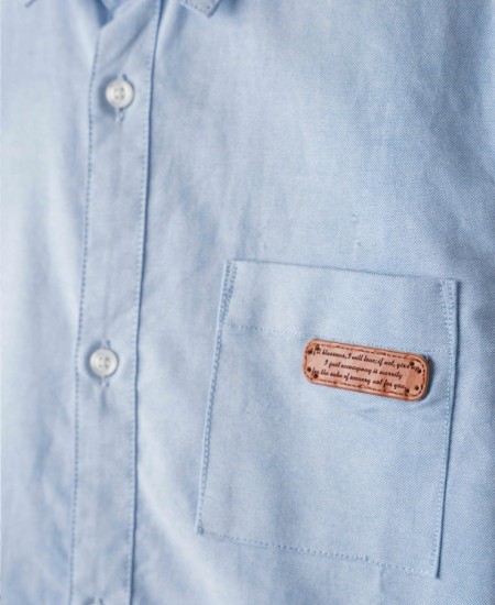 HASHTAG Πουκάμισο 254738 Γαλάζιο