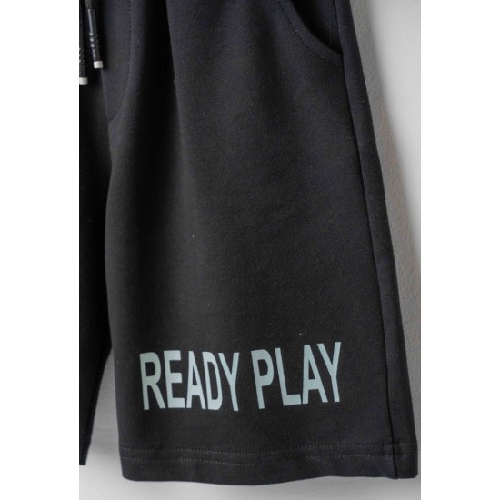 HASHTAG Σετ Μπλούζα και Βερμούδα 254700 Χακί