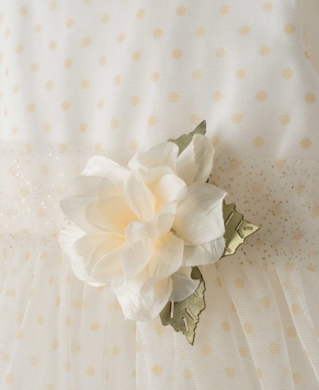 EBITA Φόρεμα και Κορδέλα 254506 Λευκό