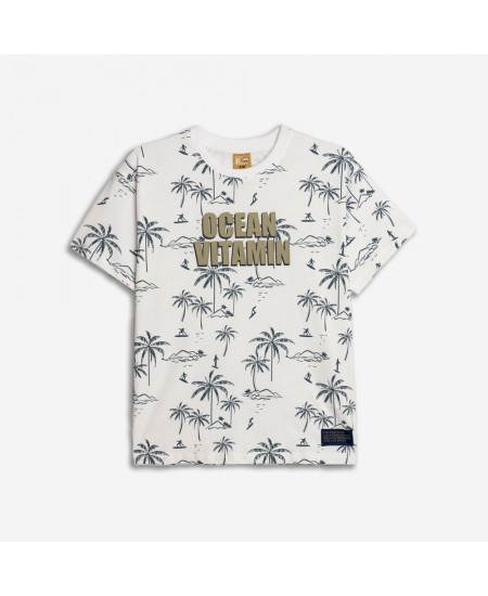 FUNKY Μπλούζα Κοντομάνικη 125-105101 Λευκό