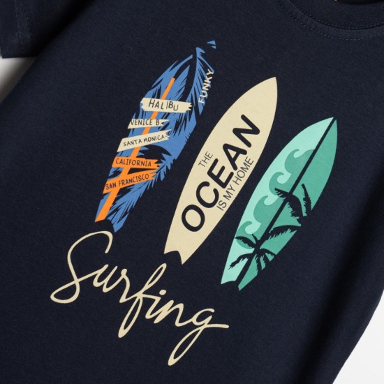 FUNKY Μπλουζάκι Κοντομάνικο 125-305116 Μπλε