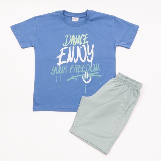 TRAX Σετ Μπλούζα και Βερμούδα 47323 Μπλε