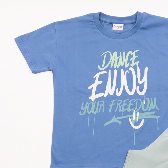 TRAX Σετ Μπλούζα και Βερμούδα 47323 Μπλε