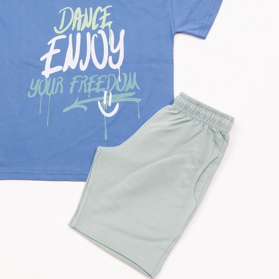 TRAX Σετ Μπλούζα και Βερμούδα 47323 Μπλε