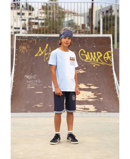 HASHTAG Σετ Μπλούζα και Βερμούδα 254744 Λευκό