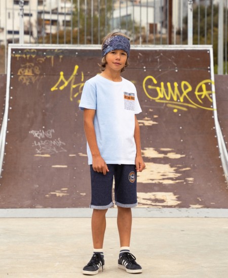 HASHTAG Σετ Μπλούζα και Βερμούδα 254744 Λευκό