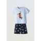 HASHTAG Σετ Μπλούζα και Βερμούδα 254832 Γαλάζιο
