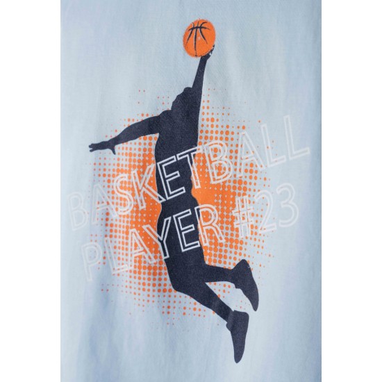 HASHTAG Σετ Μπλούζα και Βερμούδα 254832 Γαλάζιο