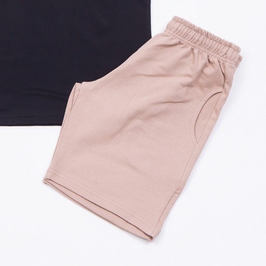 TRAX Σετ Μπλούζα και Βερμούδα 47326 Μαύρο