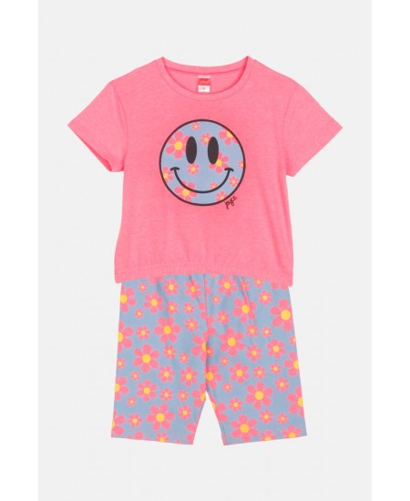 JOYCE Σετ Μπλούζα και Βερμούδα Ποδηλατικό 2513136 Φουξ