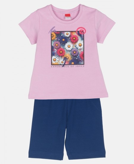 JOYCE Σετ Μπλούζα και Κολάν Ποδηλατικό 2511129 Ροζ