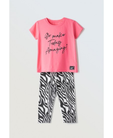 EBITA Σετ Μπλούζα και Κολάν 254068 Φουξ