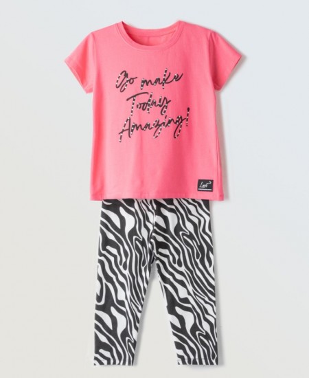 EBITA Σετ Μπλούζα και Κολάν 254068 Φουξ