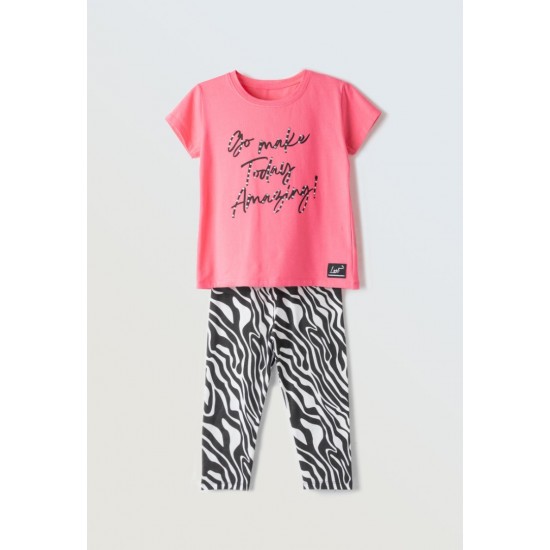 EBITA Σετ Μπλούζα και Κολάν 254068 Φουξ