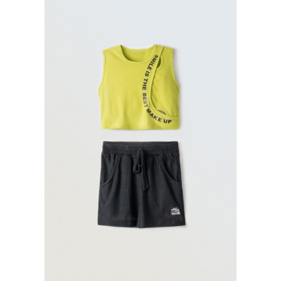 EBITA Σετ Μπλούζα και Σορτς 254016 Κίτρινο