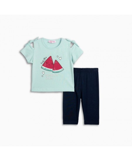 FUNKY Σετ Μπλούζα και Κολάν 125-739101 Γαλάζιο