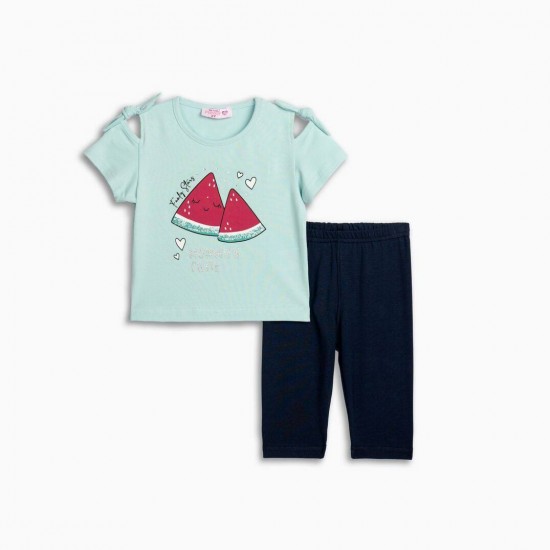 FUNKY Σετ Μπλούζα και Κολάν 125-739101 Γαλάζιο