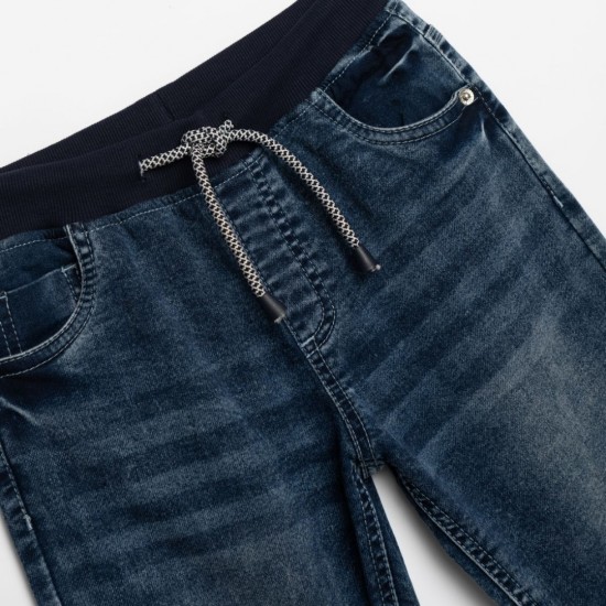 FUNKY Σετ Μπλούζα και Βερμούδα Τζιν 125-102105 Λευκό