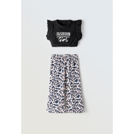 EBITA Σετ Μπουστάκι και Παντελόνα 254273 Animal Print