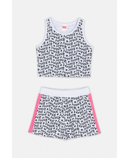 JOYCE Σετ Τοπ και Σορτς 2513153 Λευκό
