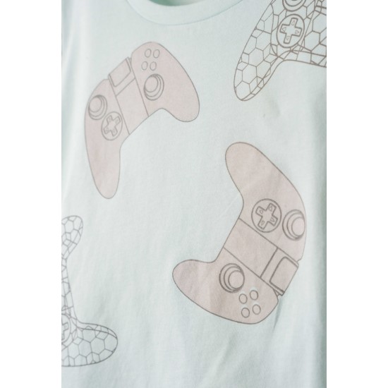 HASHTAG Σετ Μπλούζα και Βερμούδα 254830 Γαλάζιο