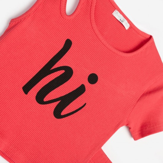 FUNKY Σετ Τοπ και Σορτς 125-524117 Κοραλί