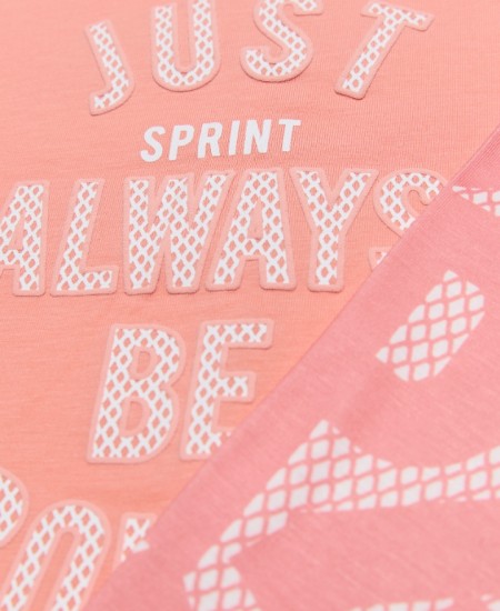 SPRINT Σετ Μπλούζα και Κολάν 251-4018 Ροδακινί