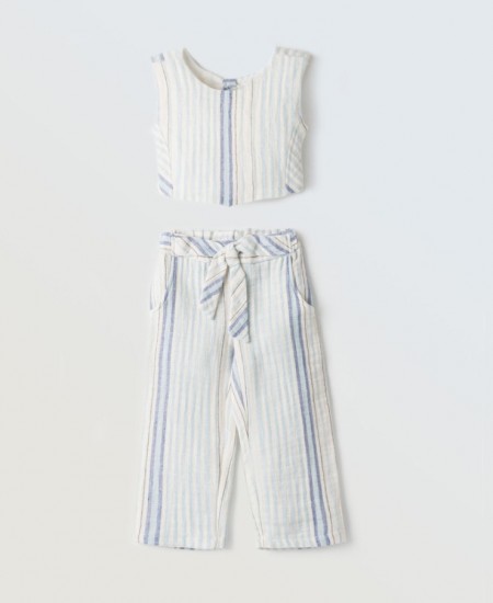 EBITA Σετ Τοπ και Παντελόνα 254231 Γαλάζιο