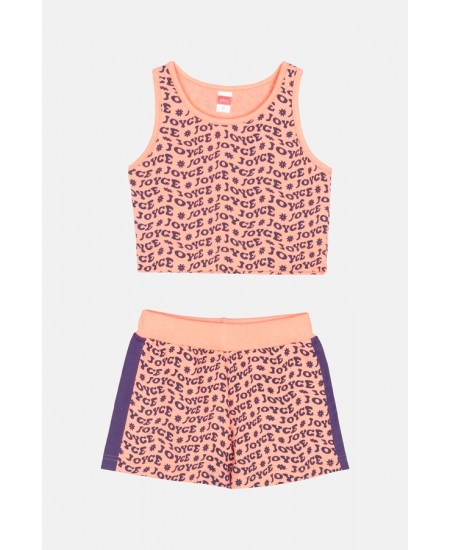 JOYCE Σετ Τοπ και Σορτς 2513153.1 Πορτοκαλί