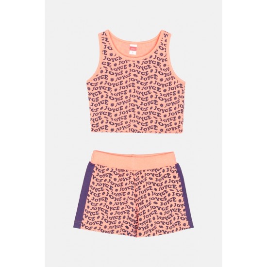 JOYCE Σετ Τοπ και Σορτς 2513153.1 Πορτοκαλί