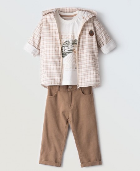 HASHTAG Σετ Πανωφόρι, Μπλούζα και Παντελόνι 254840 Ταμπά