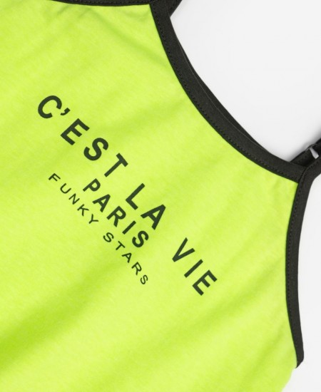 FUNKY Σετ Τοπ και Σορτς 125-524110 Κίτρινο